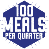 100 Meals Per Quarter